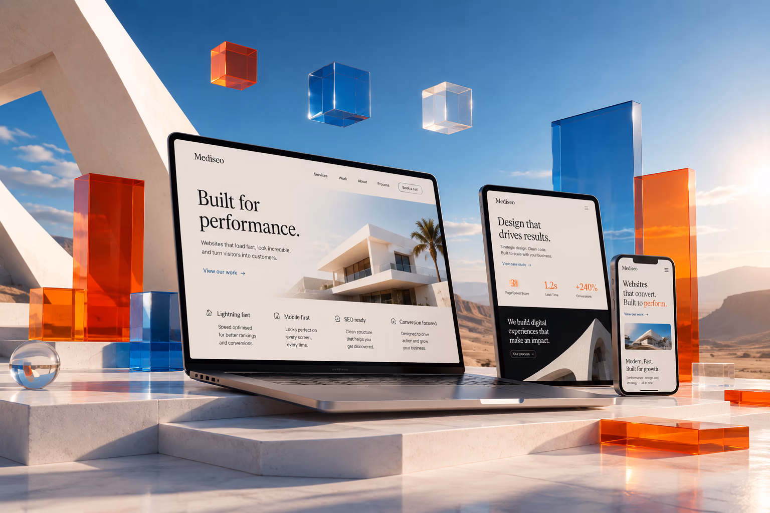 Una web que trae clientes — no solo que queda bonita.